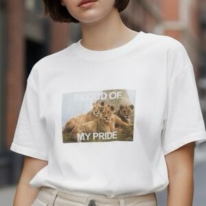 Aerie Offline Proud Of My Pride Lion Graphic Cotton Tee Size M New With Tags